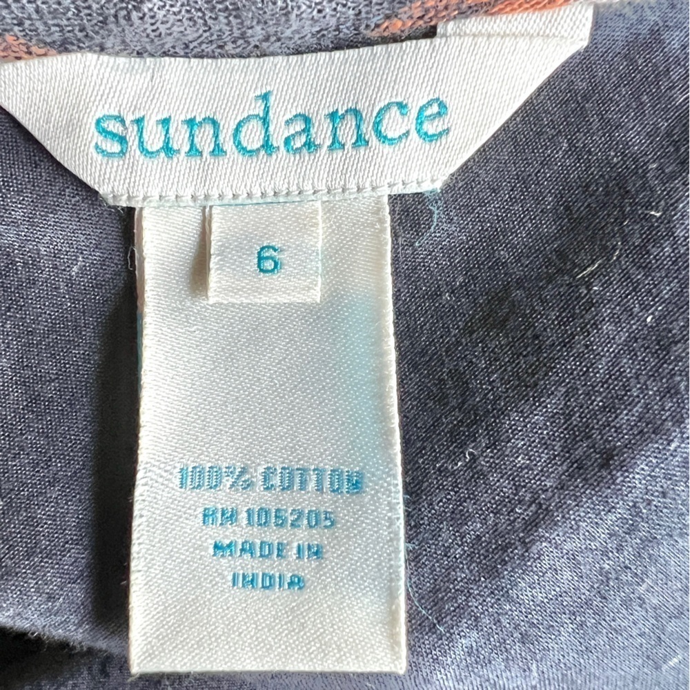 Sundance Town & County Dress Sleeveless Blue Plaid Bias Cut Asymmetrical Size 6 - Picture 11 of 14